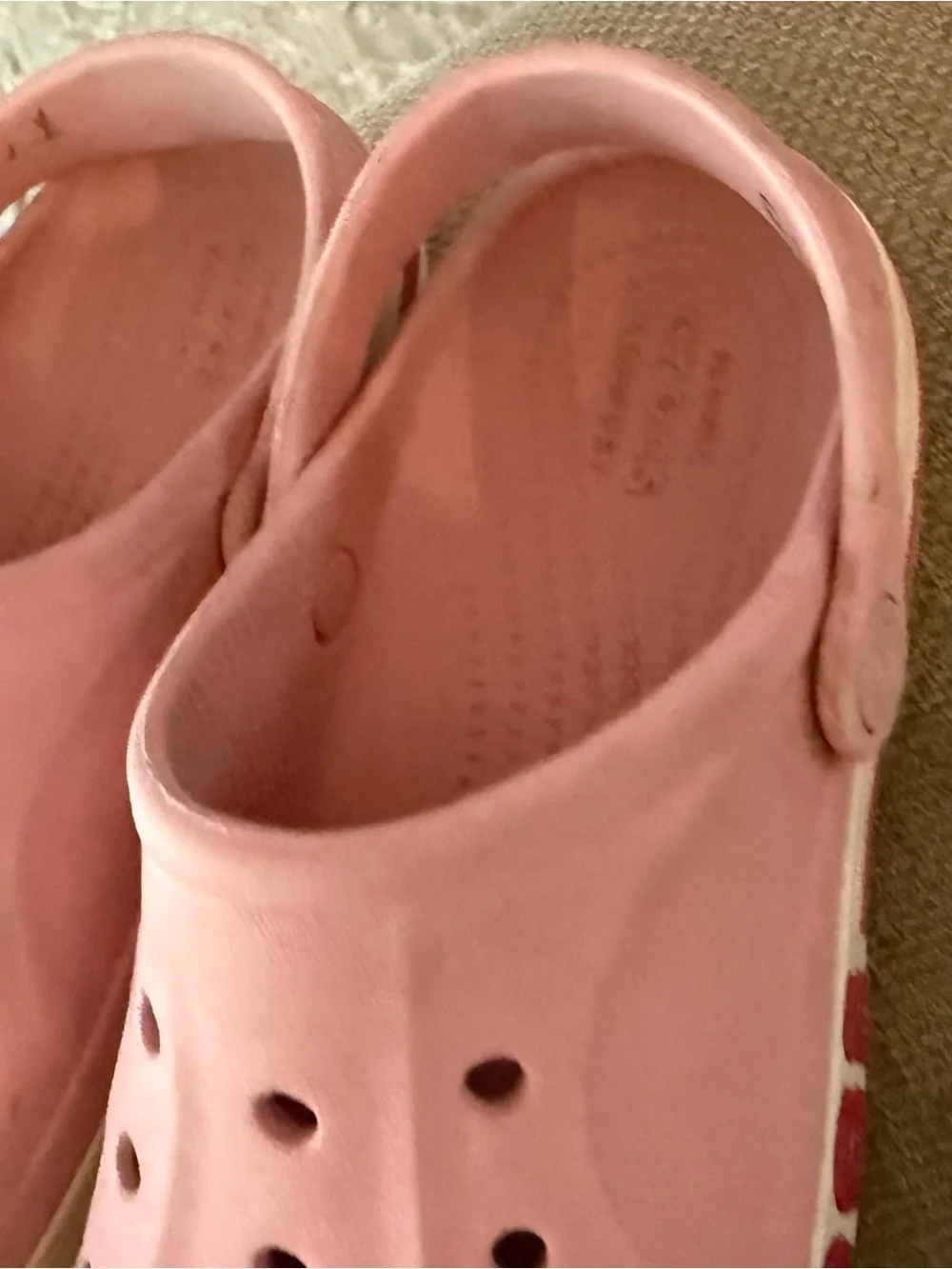 Crocs Kids' Pink Clog Slip-Ons J2